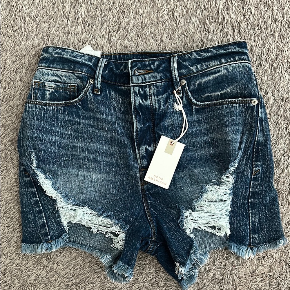 Women's Distressed Denim Shorts